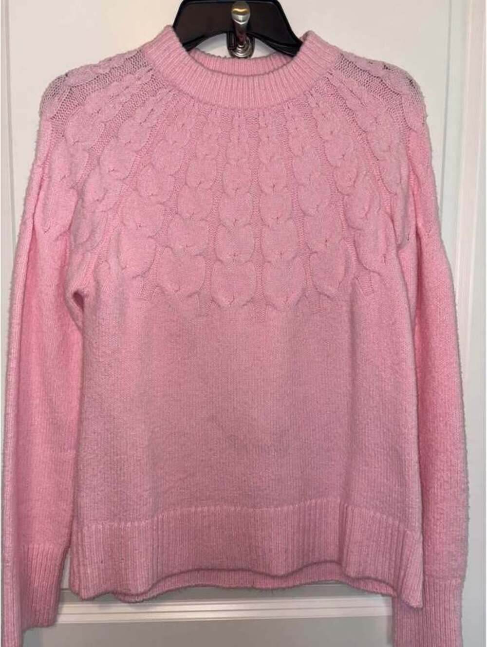 Charter Club Pink Cable Knit Sweater Size S